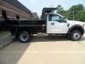 Oxford White - F550 Super Duty XL Regular Cab 4x4 Dump Truck Photo No. 3