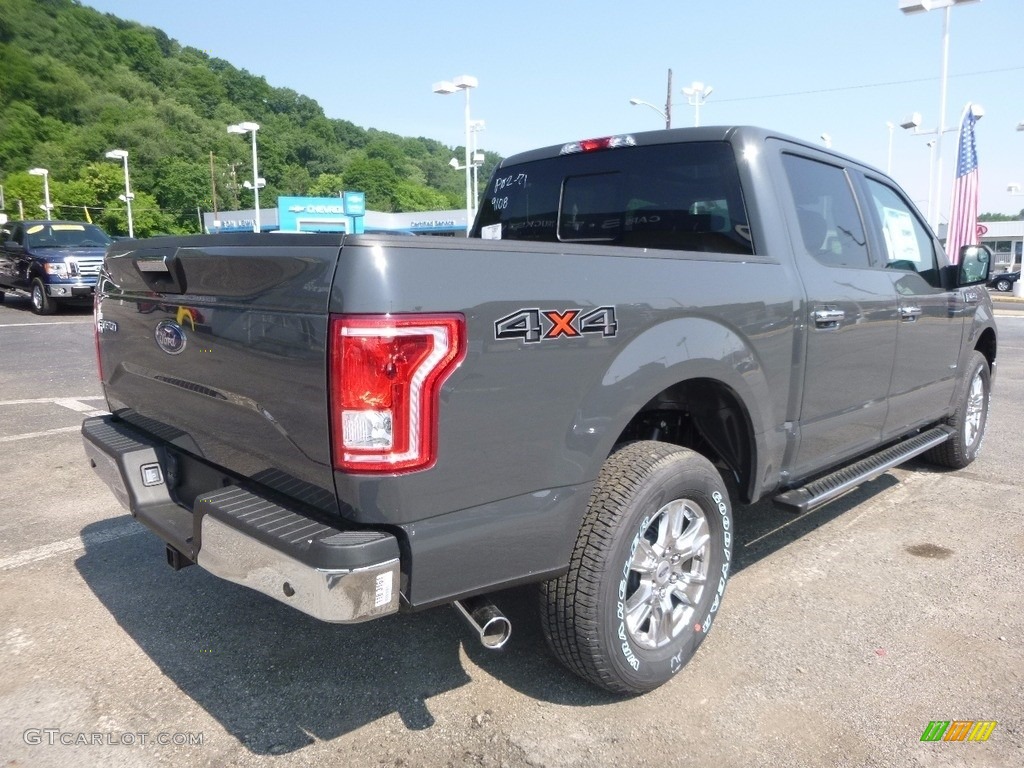 2017 F150 XLT SuperCrew 4x4 - Lithium Gray / Earth Gray photo #2
