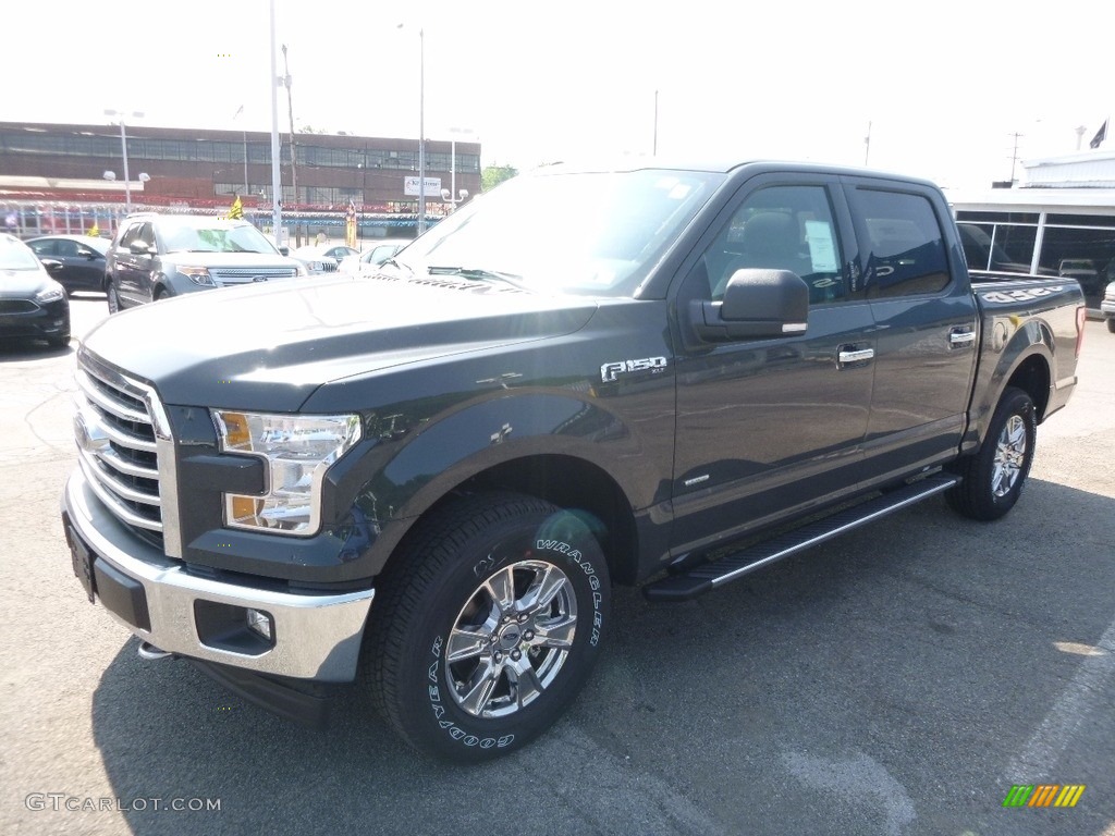 2017 F150 XLT SuperCrew 4x4 - Lithium Gray / Earth Gray photo #6