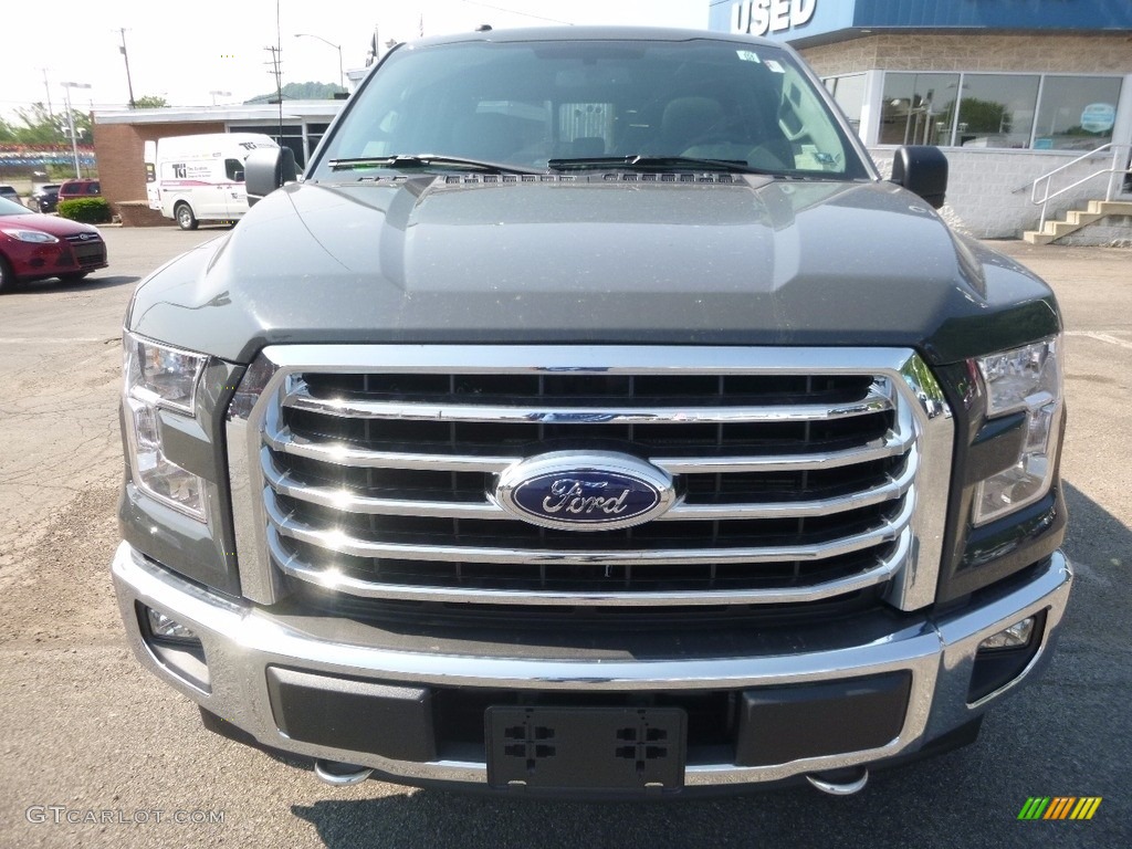2017 F150 XLT SuperCrew 4x4 - Lithium Gray / Earth Gray photo #7