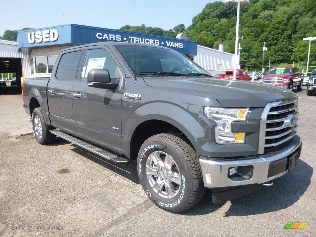 2017 F150 XLT SuperCrew 4x4 - Lithium Gray / Earth Gray photo #8