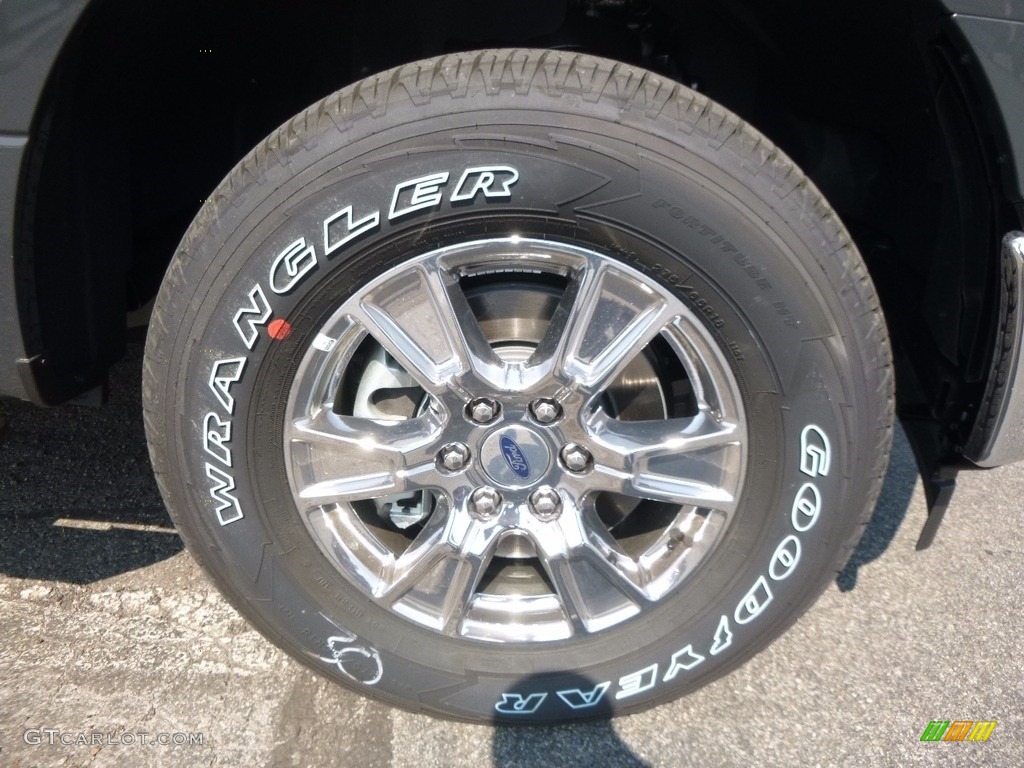 2017 F150 XLT SuperCrew 4x4 - Lithium Gray / Earth Gray photo #9