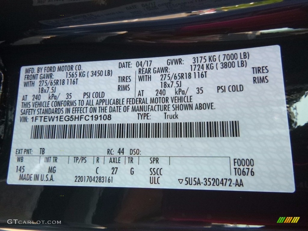 2017 F150 XLT SuperCrew 4x4 - Lithium Gray / Earth Gray photo #14