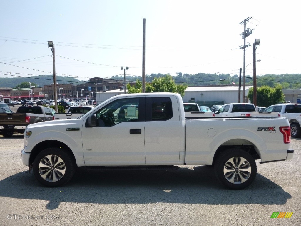 2017 F150 XL SuperCab 4x4 - Oxford White / Earth Gray photo #5