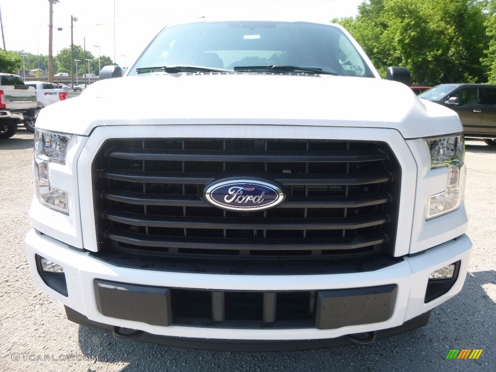 2017 F150 XL SuperCab 4x4 - Oxford White / Earth Gray photo #7