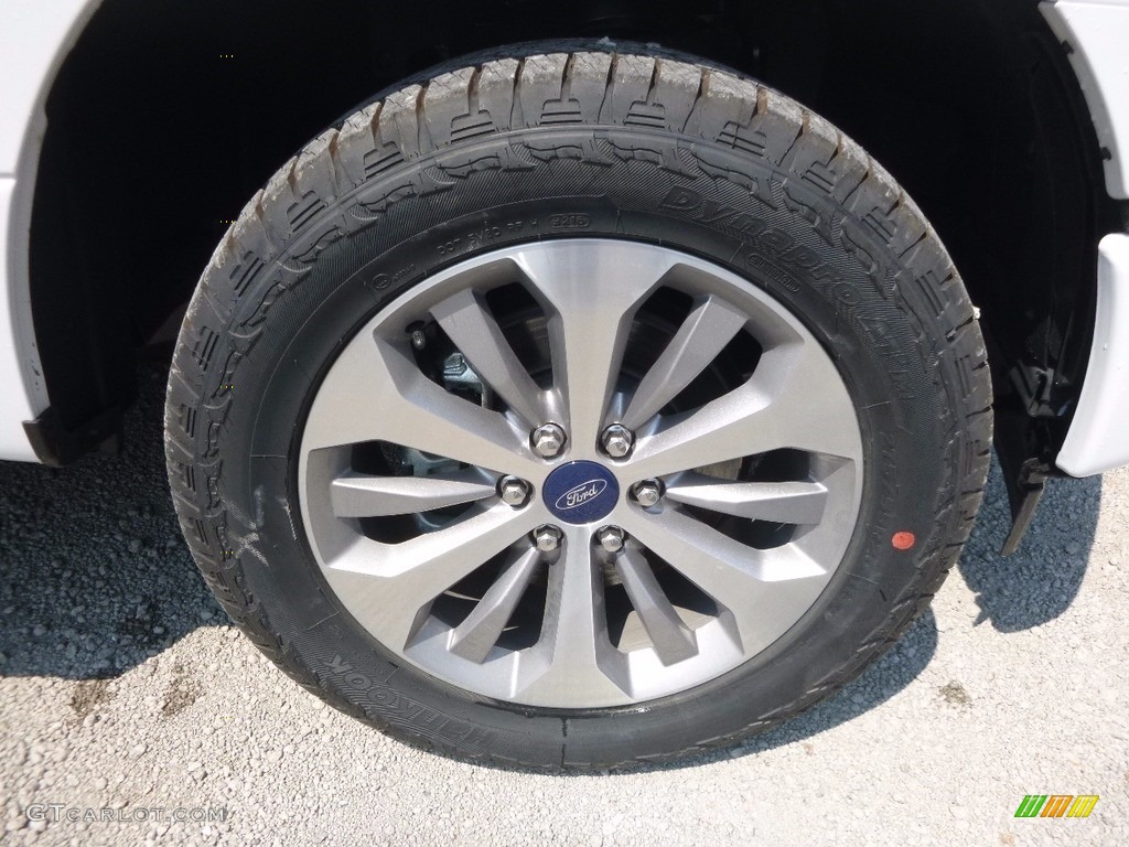 2017 F150 XL SuperCab 4x4 - Oxford White / Earth Gray photo #9