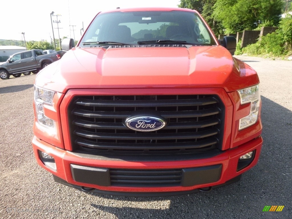 2017 F150 XL SuperCab 4x4 - Race Red / Earth Gray photo #7