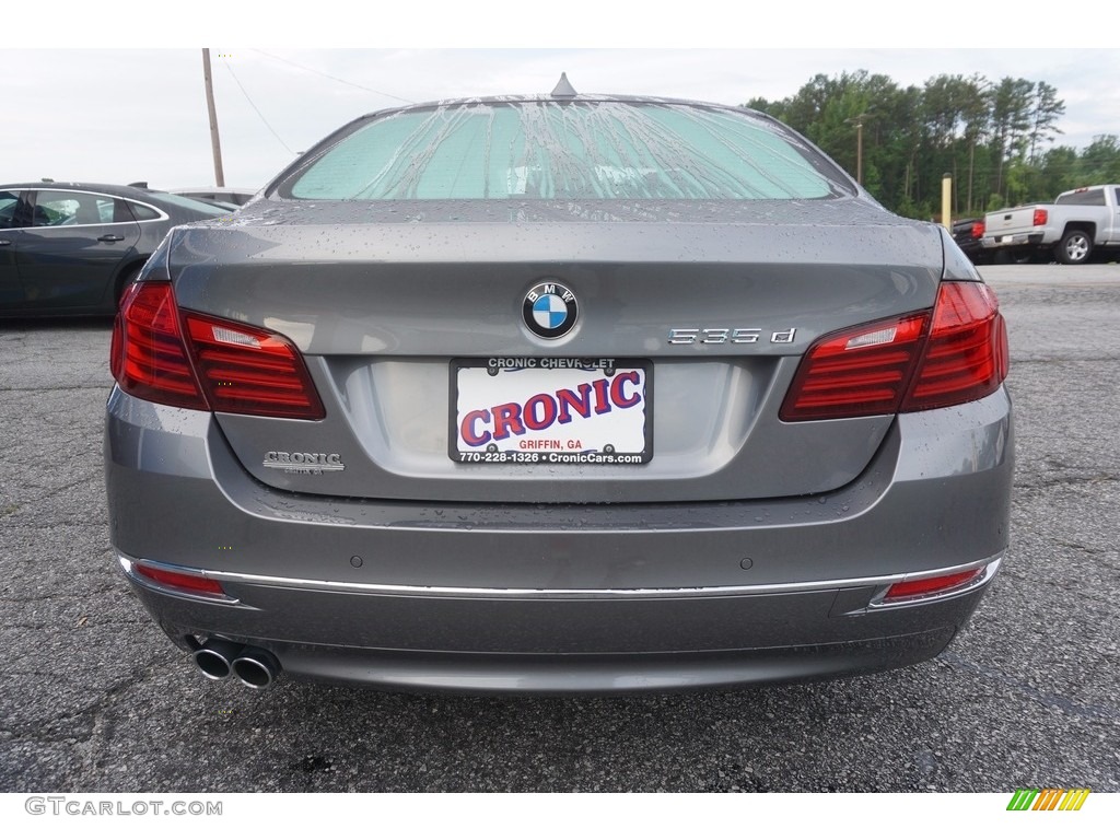 2016 5 Series 535d Sedan - Space Grey Metallic / Black photo #6