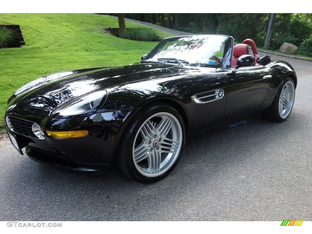 2003 Z8 Alpina Roadster - Jet Black / Sport Red/Black photo #1