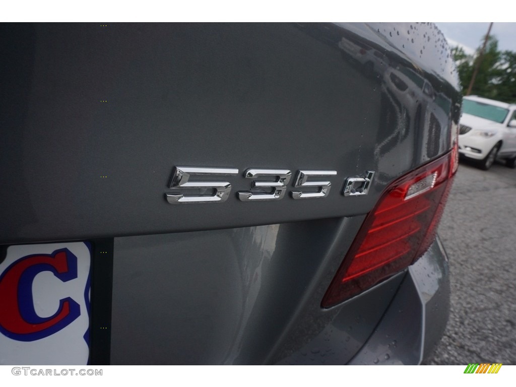 2016 5 Series 535d Sedan - Space Grey Metallic / Black photo #15