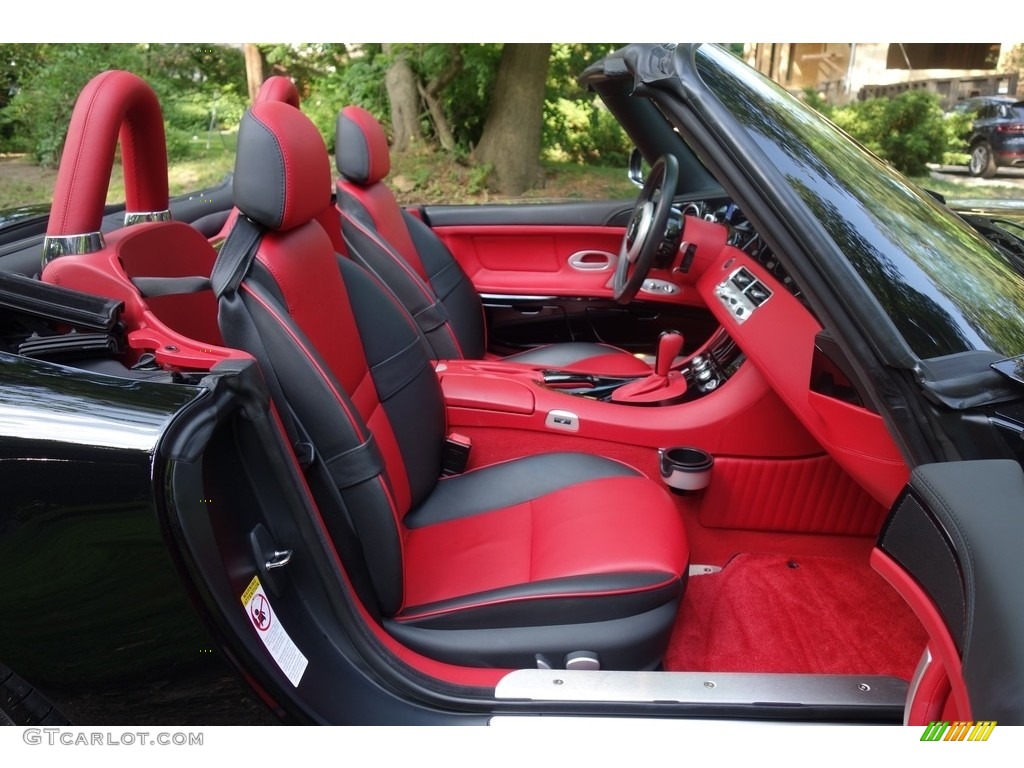 Sport Red/Black Interior 2003 BMW Z8 Alpina Roadster Photo #121029462