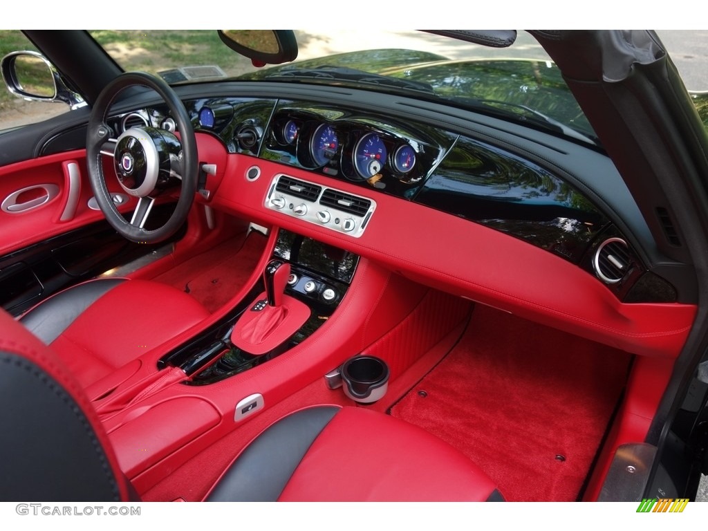 2003 BMW Z8 Alpina Roadster Sport Red/Black Dashboard Photo #121029540