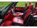 2003 BMW Z8 Sport Red/Black Interior Front Seat Photo