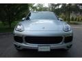 2017 Rhodium Silver Metallic Porsche Cayenne Platinum Edition  photo #2