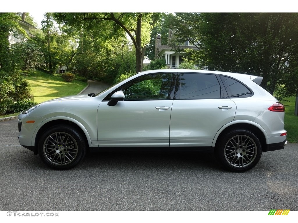 2017 Cayenne Platinum Edition - Rhodium Silver Metallic / Black photo #3