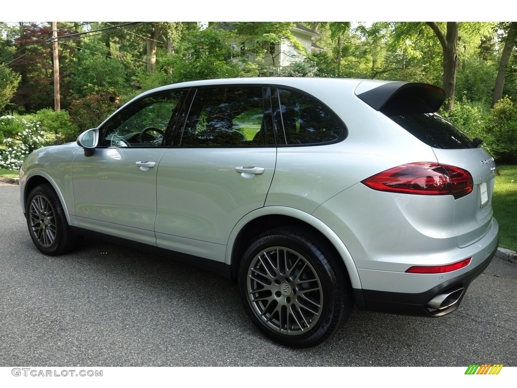 2017 Cayenne Platinum Edition - Rhodium Silver Metallic / Black photo #4