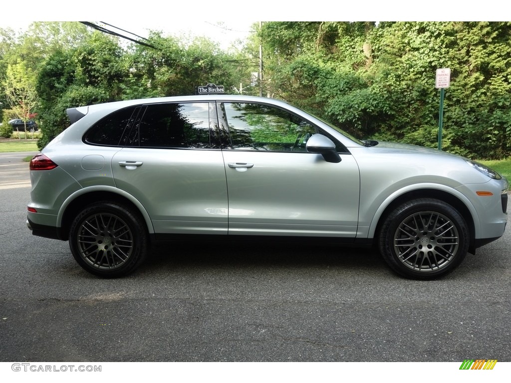 2017 Cayenne Platinum Edition - Rhodium Silver Metallic / Black photo #7