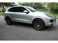 2017 Rhodium Silver Metallic Porsche Cayenne Platinum Edition  photo #8