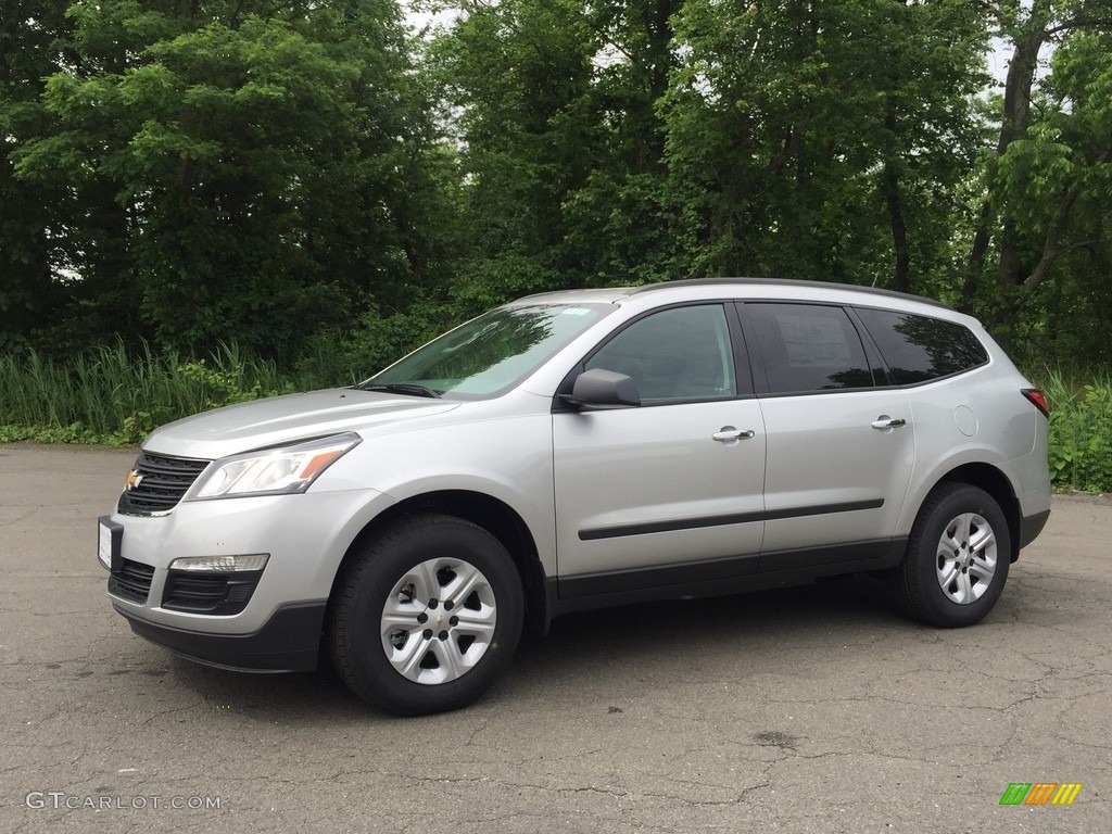 Silver Ice Metallic 2017 Chevrolet Traverse LS AWD Exterior Photo #121030350