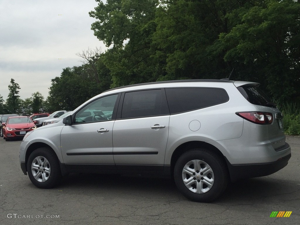 Silver Ice Metallic 2017 Chevrolet Traverse LS AWD Exterior Photo #121030461