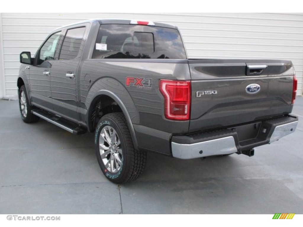 2017 F150 Lariat SuperCrew 4X4 - Magnetic / Black photo #5