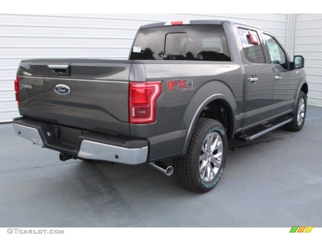 2017 F150 Lariat SuperCrew 4X4 - Magnetic / Black photo #7
