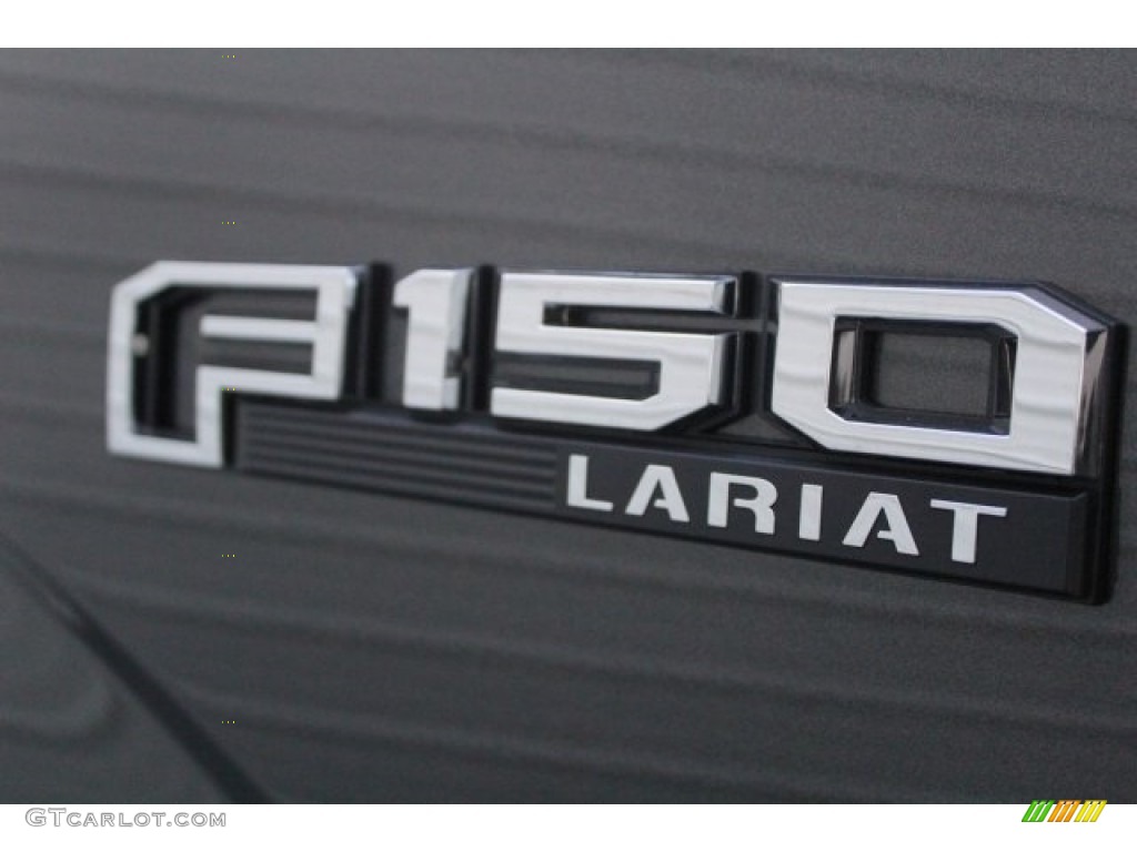 2017 F150 Lariat SuperCrew 4X4 - Magnetic / Black photo #9