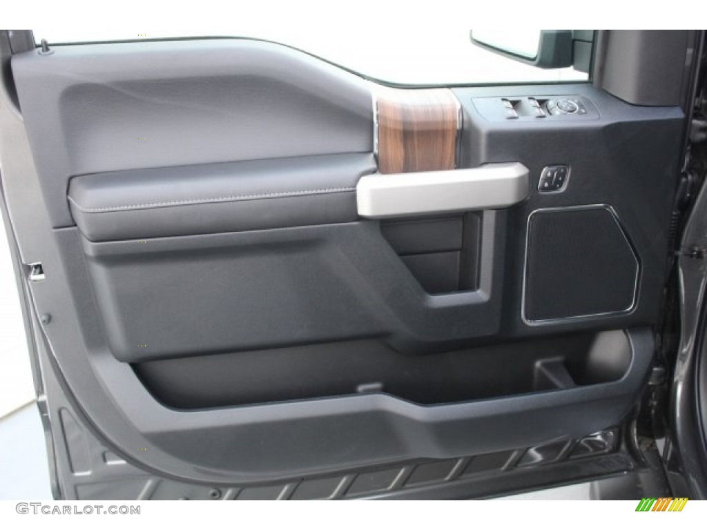 2017 F150 Lariat SuperCrew 4X4 - Magnetic / Black photo #10