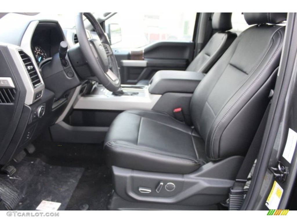 2017 F150 Lariat SuperCrew 4X4 - Magnetic / Black photo #12