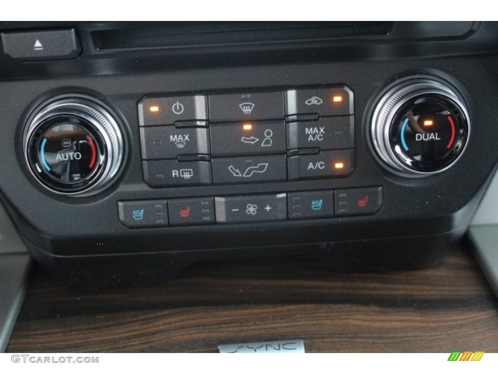 2017 F150 Lariat SuperCrew 4X4 - Magnetic / Black photo #17
