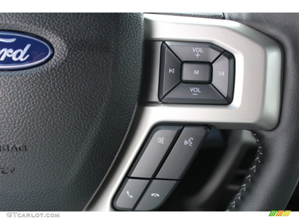 2017 F150 Lariat SuperCrew 4X4 - Magnetic / Black photo #23