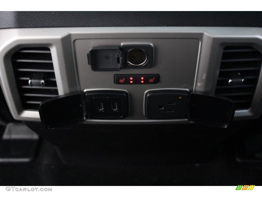 2017 F150 Lariat SuperCrew 4X4 - Magnetic / Black photo #28
