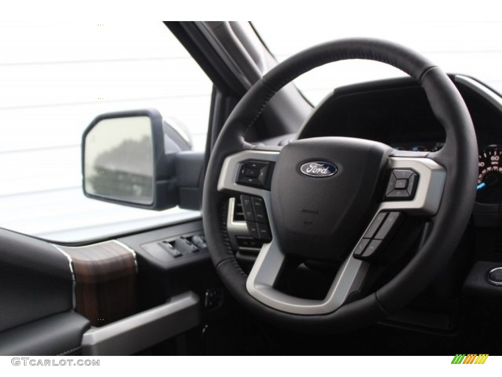 2017 F150 Lariat SuperCrew 4X4 - Magnetic / Black photo #30