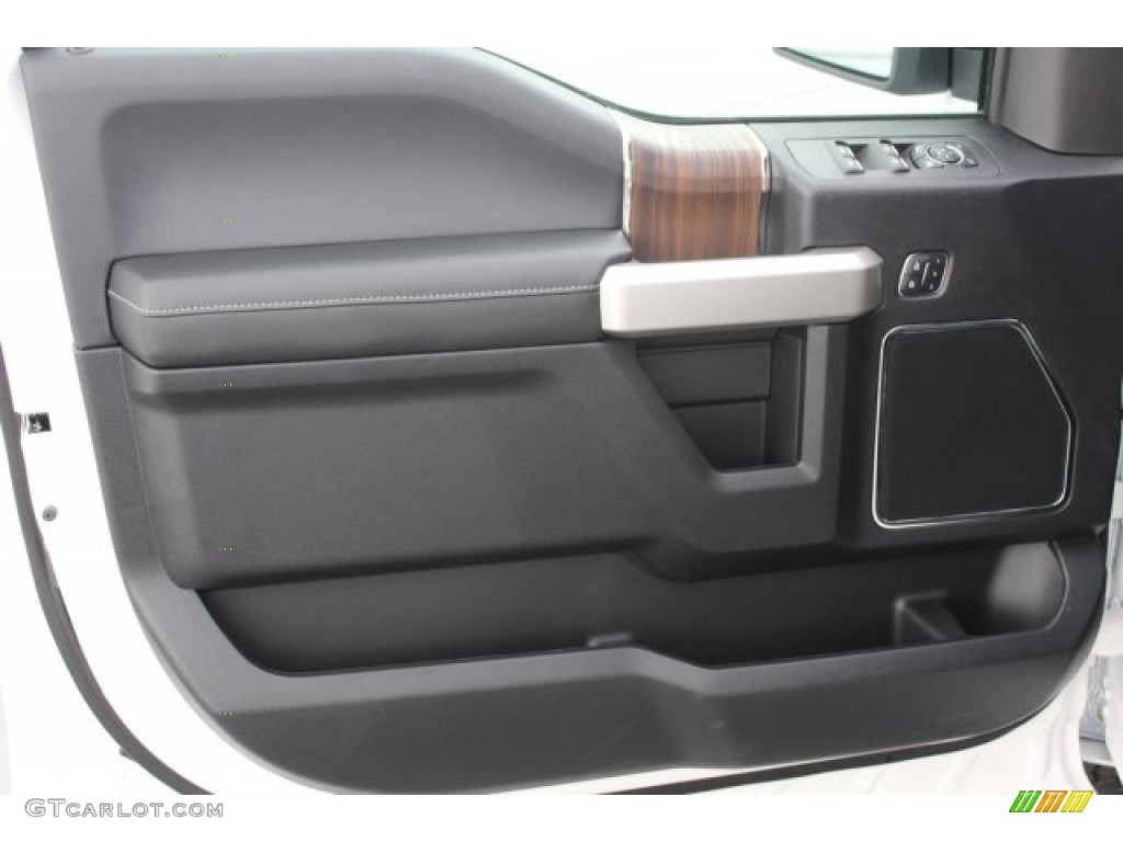 2017 F150 Lariat SuperCrew 4X4 - White Platinum / Black photo #9