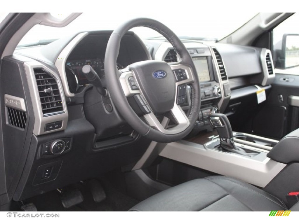 2017 F150 Lariat SuperCrew 4X4 - White Platinum / Black photo #10