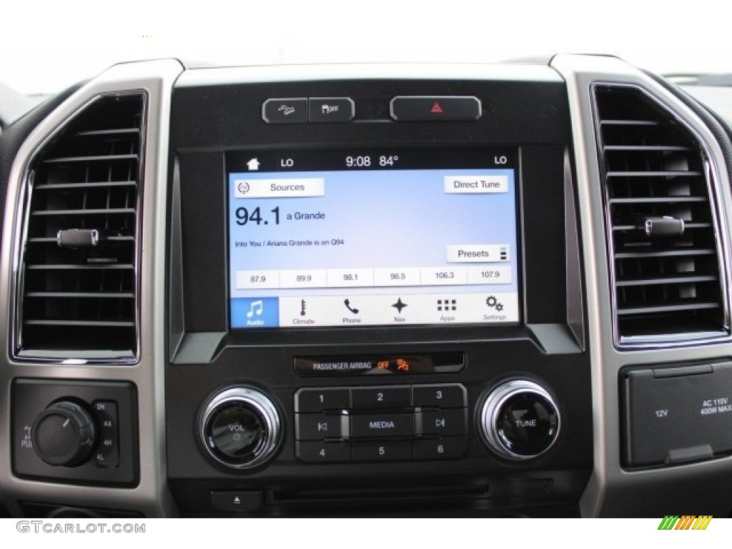 2017 F150 Lariat SuperCrew 4X4 - White Platinum / Black photo #15