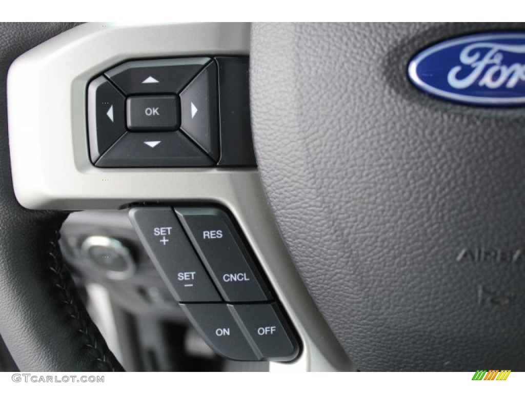 2017 F150 Lariat SuperCrew 4X4 - White Platinum / Black photo #20