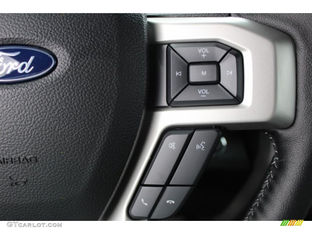 2017 F150 Lariat SuperCrew 4X4 - White Platinum / Black photo #21