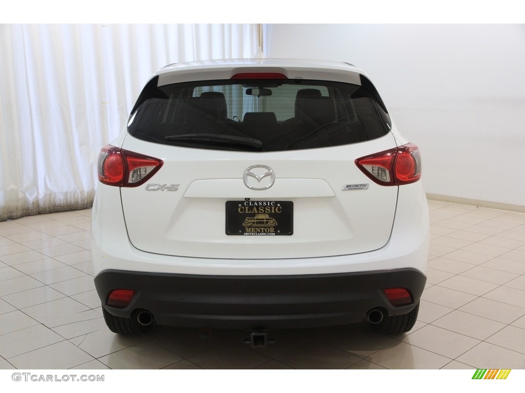 2014 CX-5 Touring - Crystal White Pearl Mica / Black photo #16