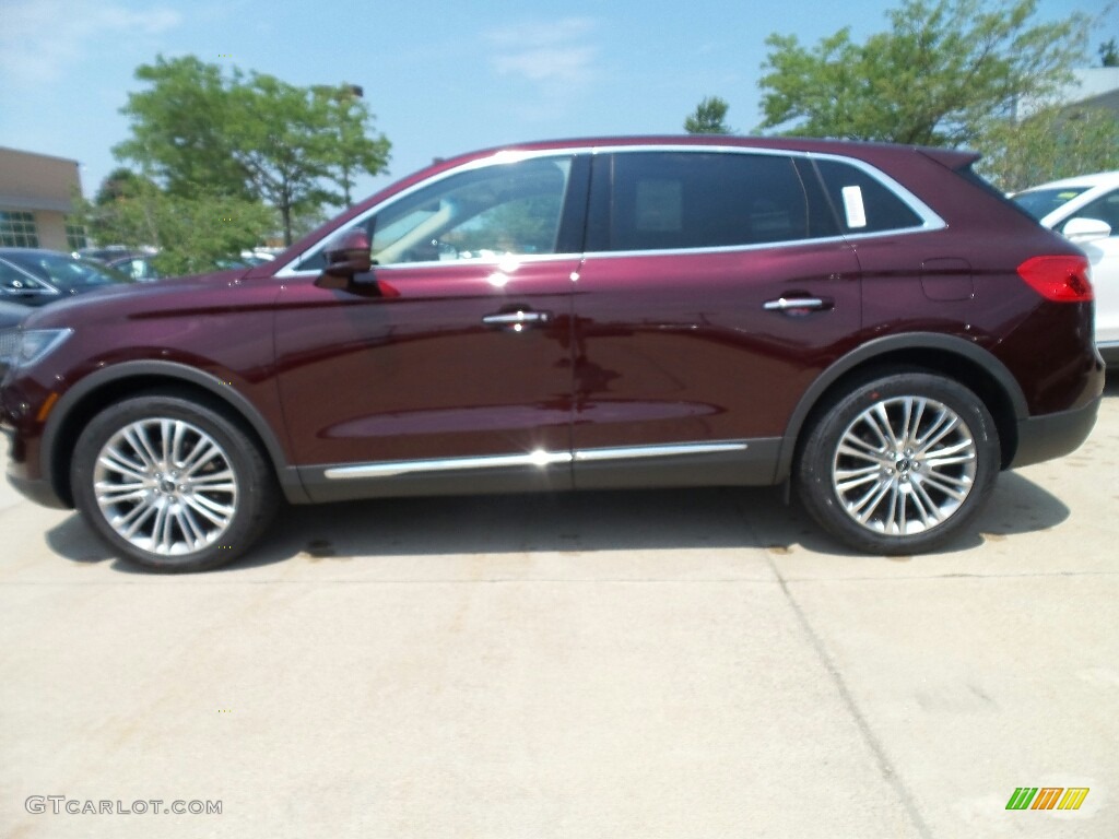 Burgundy Velvet 2017 Lincoln MKX Reserve AWD Exterior Photo #121036589