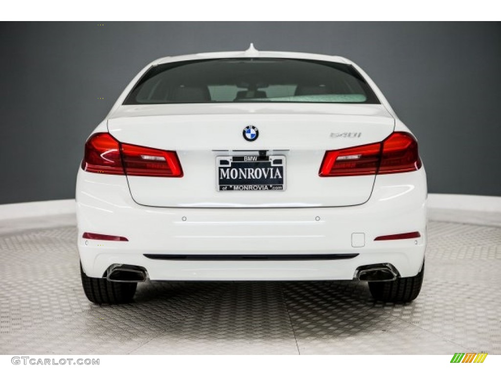 2017 5 Series 540i Sedan - Alpine White / Black photo #4