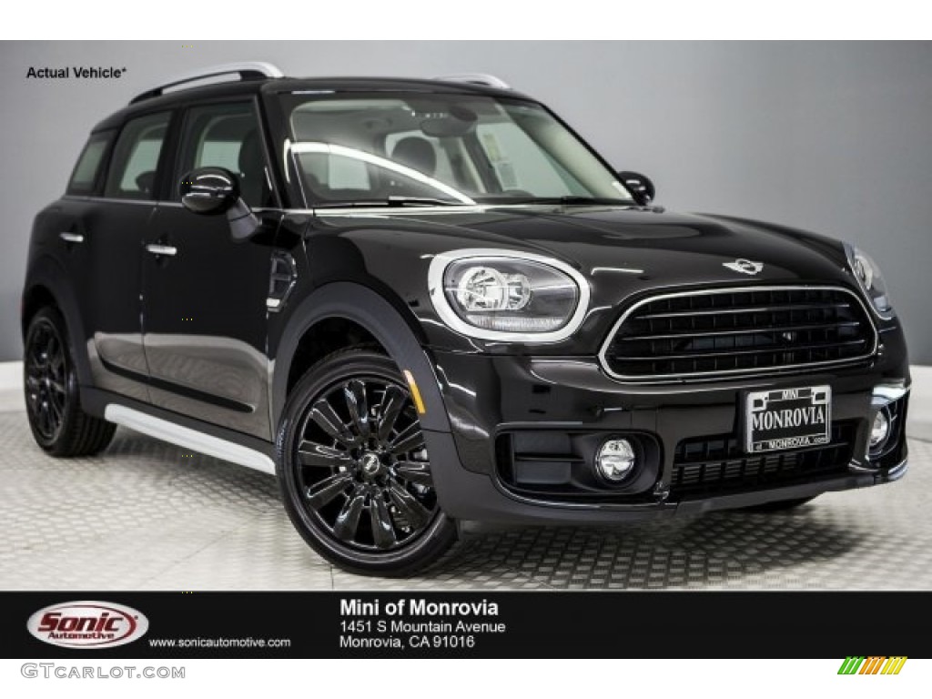 2017 Countryman Cooper - Midnight Black Metallic / Carbon Black photo #1