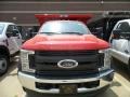 Race Red - F550 Super Duty XL Regular Cab 4x4 Dump Truck Photo No. 2