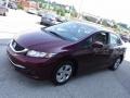 Crimson Pearl - Civic LX Sedan Photo No. 5