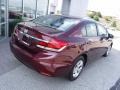 Crimson Pearl - Civic LX Sedan Photo No. 9