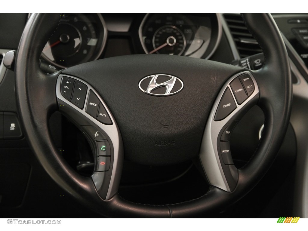 2016 Elantra Value Edition - Desert Bronze / Black photo #7