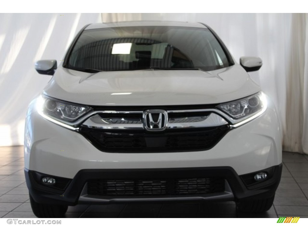 2017 CR-V EX-L - White Diamond Pearl / Black photo #4