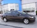 Kona Coffee Metallic - Civic LX Sedan Photo No. 2