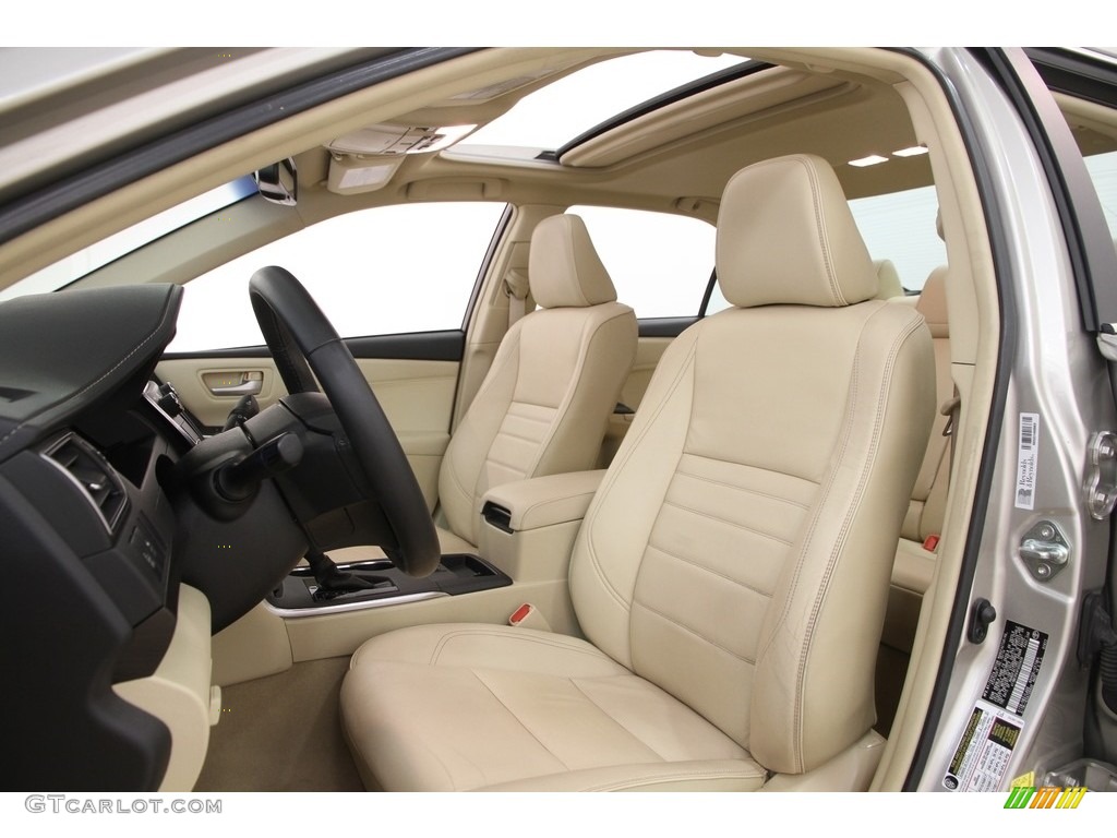 2015 Camry XLE V6 - Creme Brulee Mica / Almond photo #8