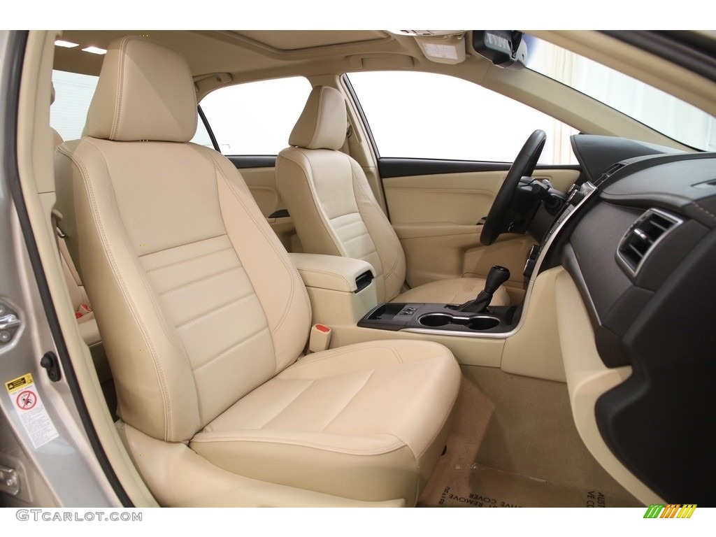 2015 Camry XLE V6 - Creme Brulee Mica / Almond photo #22